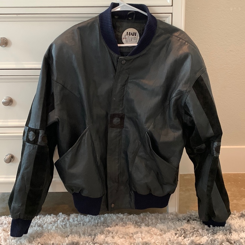 Man Alive! Vintage leather jacket
